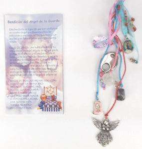 Hispanic Blessing of the Guardian Angel Charm
