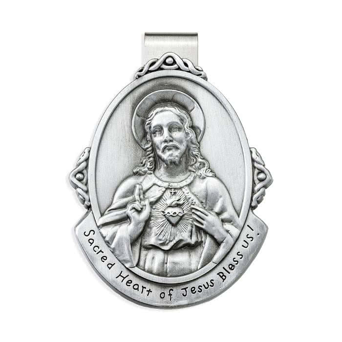 Saint Benedict Crucifix Visor Clip